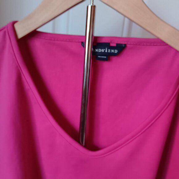 LANDS END WOMEN'S 2X  SLEEVELESS PINK TOP Pull On - Picture 3 of 6